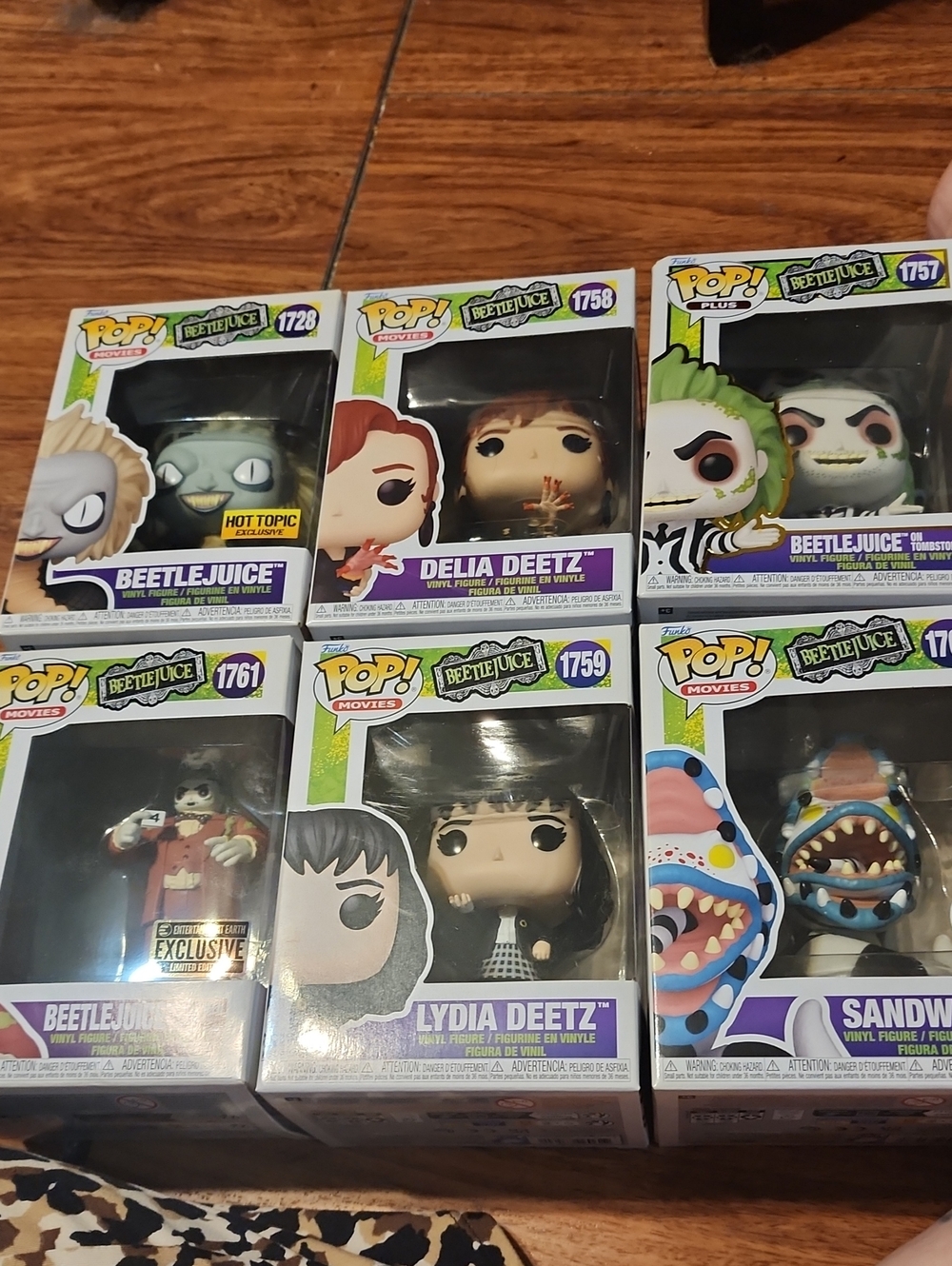 Funko Pop! Beetlejuice Movie Assorted Figures - Black, White, Green, Purple, Red
